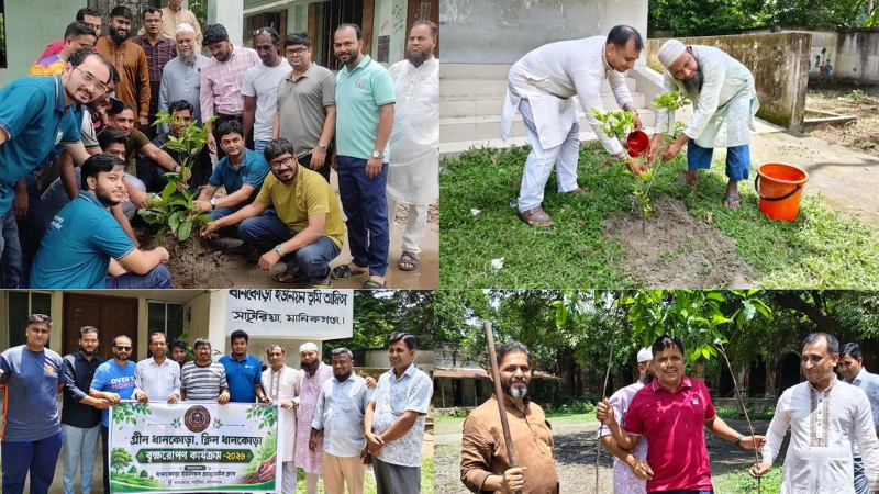 ক্লাবের সদস্য ও সুশীল সমাজের প্রতিনিধিরাও বৃক্ষ রোপণ কার্যক্রমে স্বতঃস্ফূর্ত অংশ গ্রহণ করছেন